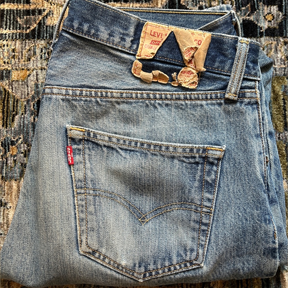 Levi's 501 Vintage Denim Jeans 32x34